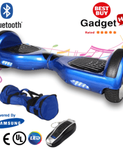 Segway Balance Hover Board - Blue with Bluetooth Speakers & LED