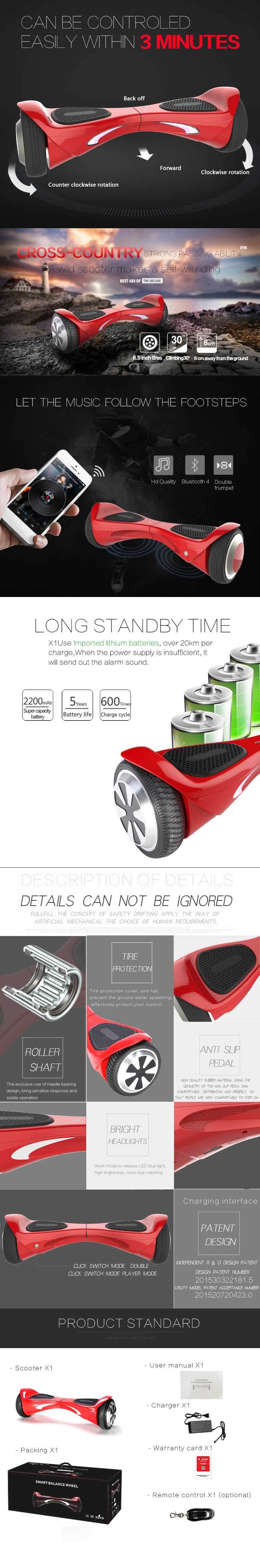 2015-Smart-with-LED-Lights-Bluetooth-Speaker-Self-Balance-2-Wheels-Scooter