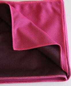 Pink Micro fibre Cooling Towel foldedJPG