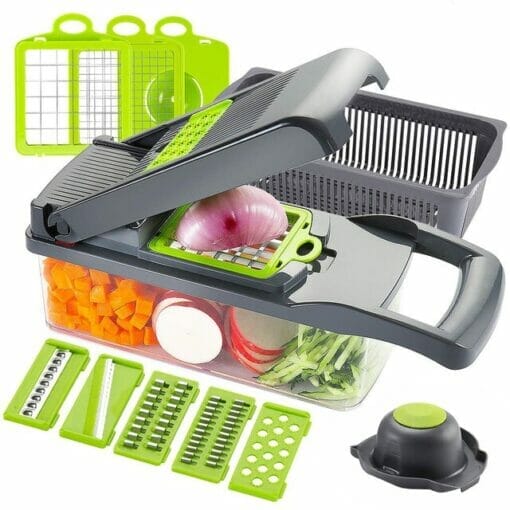 12-in-1-Multifunctional Slicer Dicer Chopper For Vegetables & Fruit