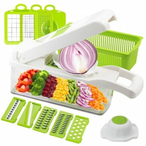 12-in-1-Multifunctional Slicer Dicer Chopper For Vegetables & Fruit