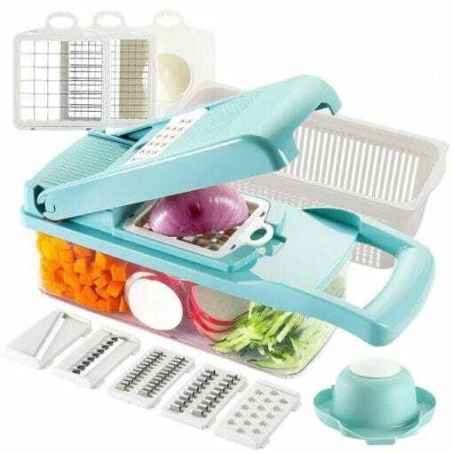 12-in-1-Multifunctional Slicer Dicer Chopper For Vegetables & Fruit