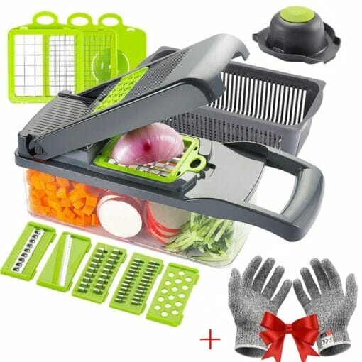 12-in-1-Multifunctional Slicer Dicer Chopper For Vegetables & Fruit