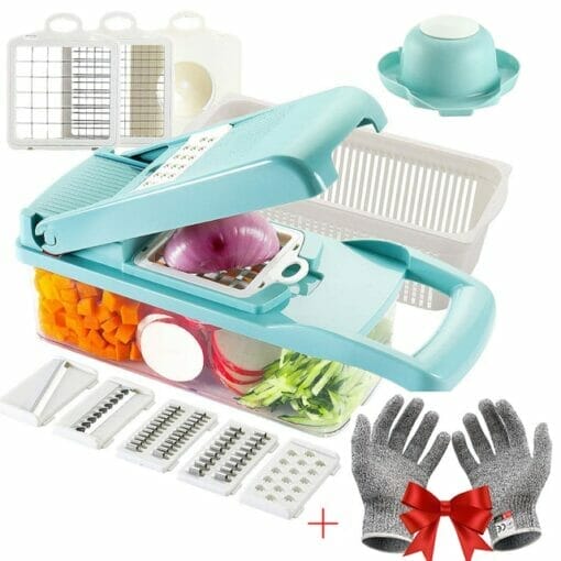 12-in-1-Multifunctional Slicer Dicer Chopper For Vegetables & Fruit