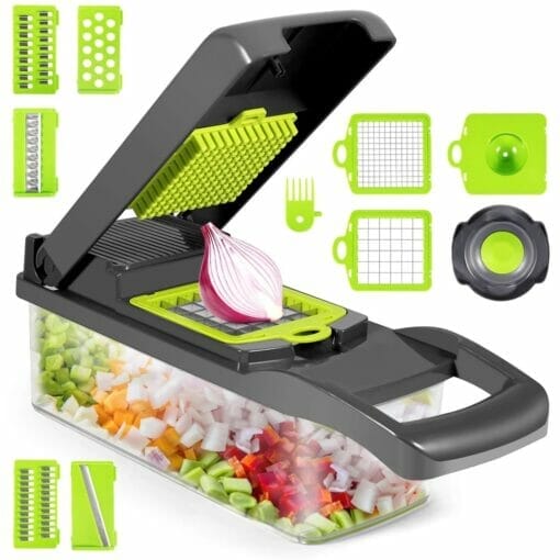 12-in-1-Multifunctional Slicer Dicer Chopper For Vegetables & Fruit