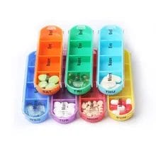 Portable-Weekly-7-Days-Pill-Box-Colorful-Design-Stackable-5